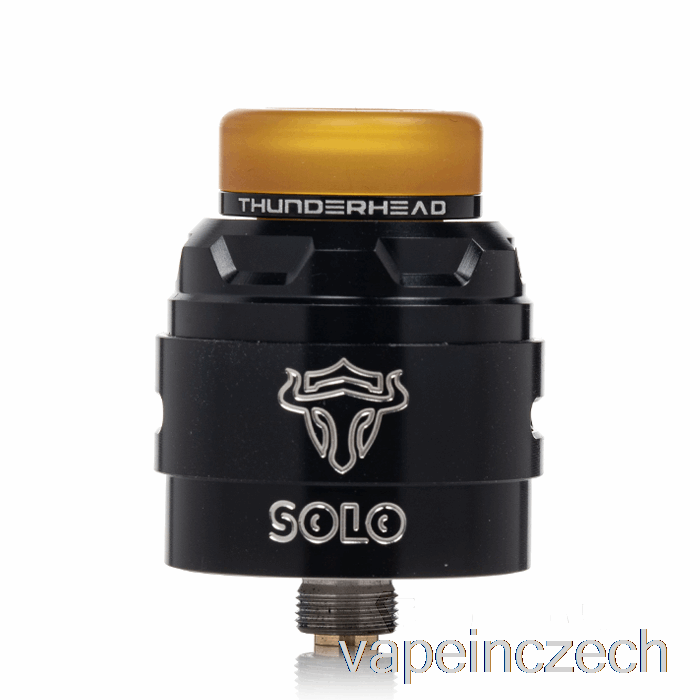 Thunderhead Creations Tauren Solo V1.5 24mm Rda Stříbrná černá Vape Bez Nikotinu